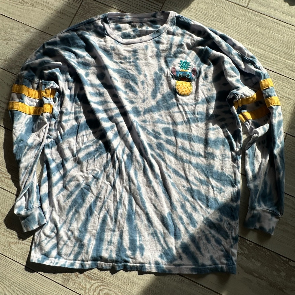 Disney Tie-Dye Sweatshirt with Stitch